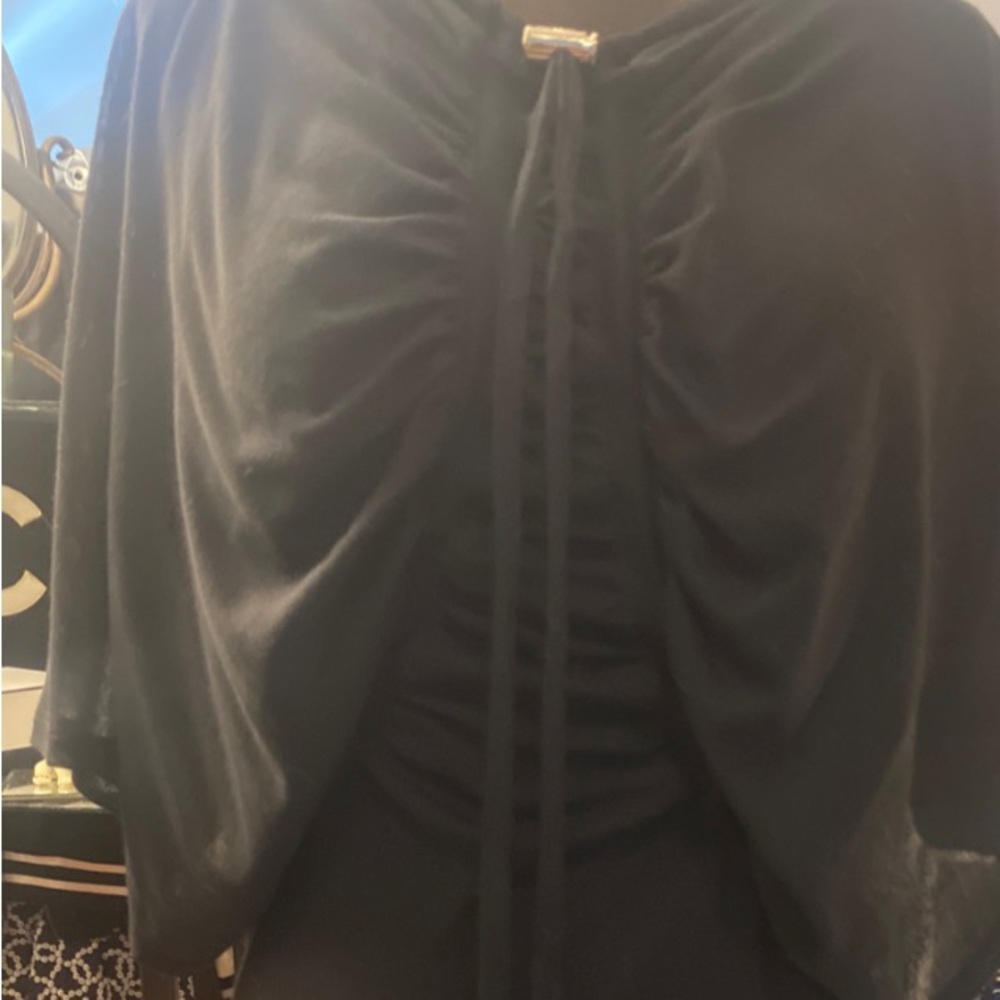 2009 CHANEL Runway Black Batwing Dress - Picture 6 of 13